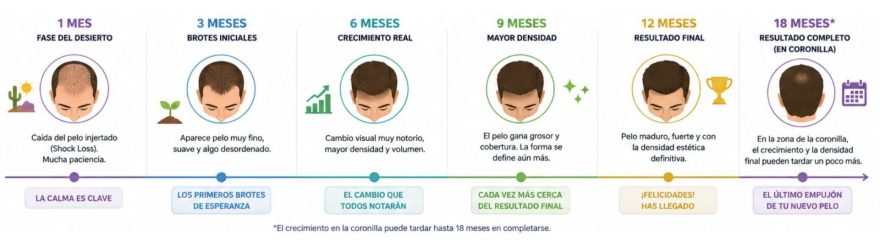 evolución 1 año